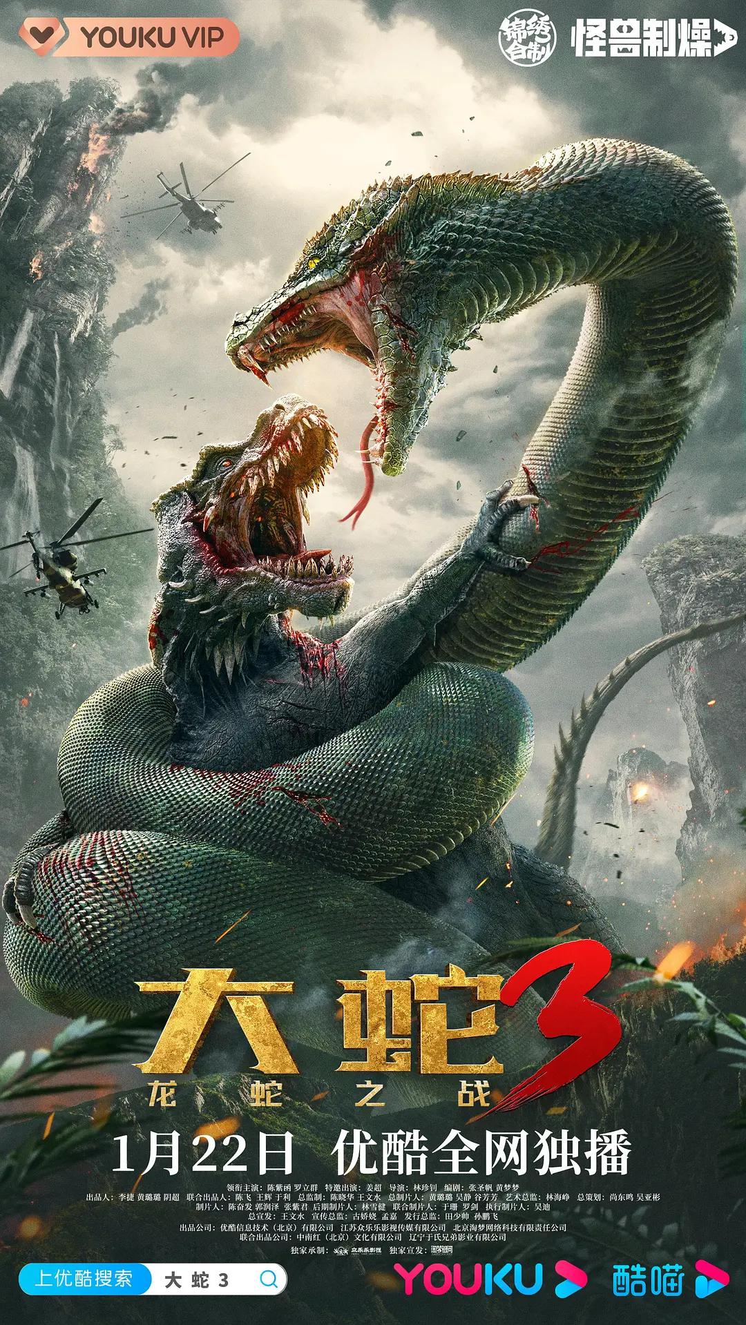 大蛇3：龙蛇之战海报